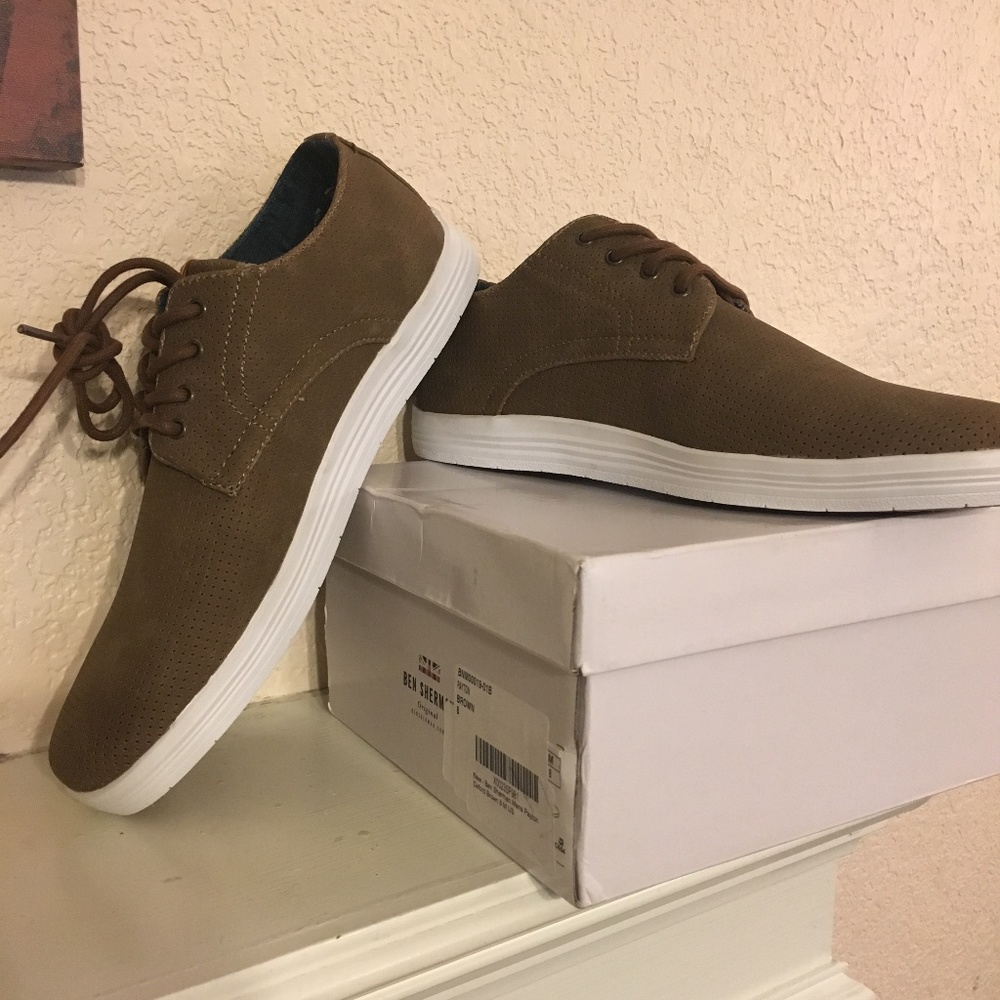 Ben Sherman Payton Oxfords, NIB, brown